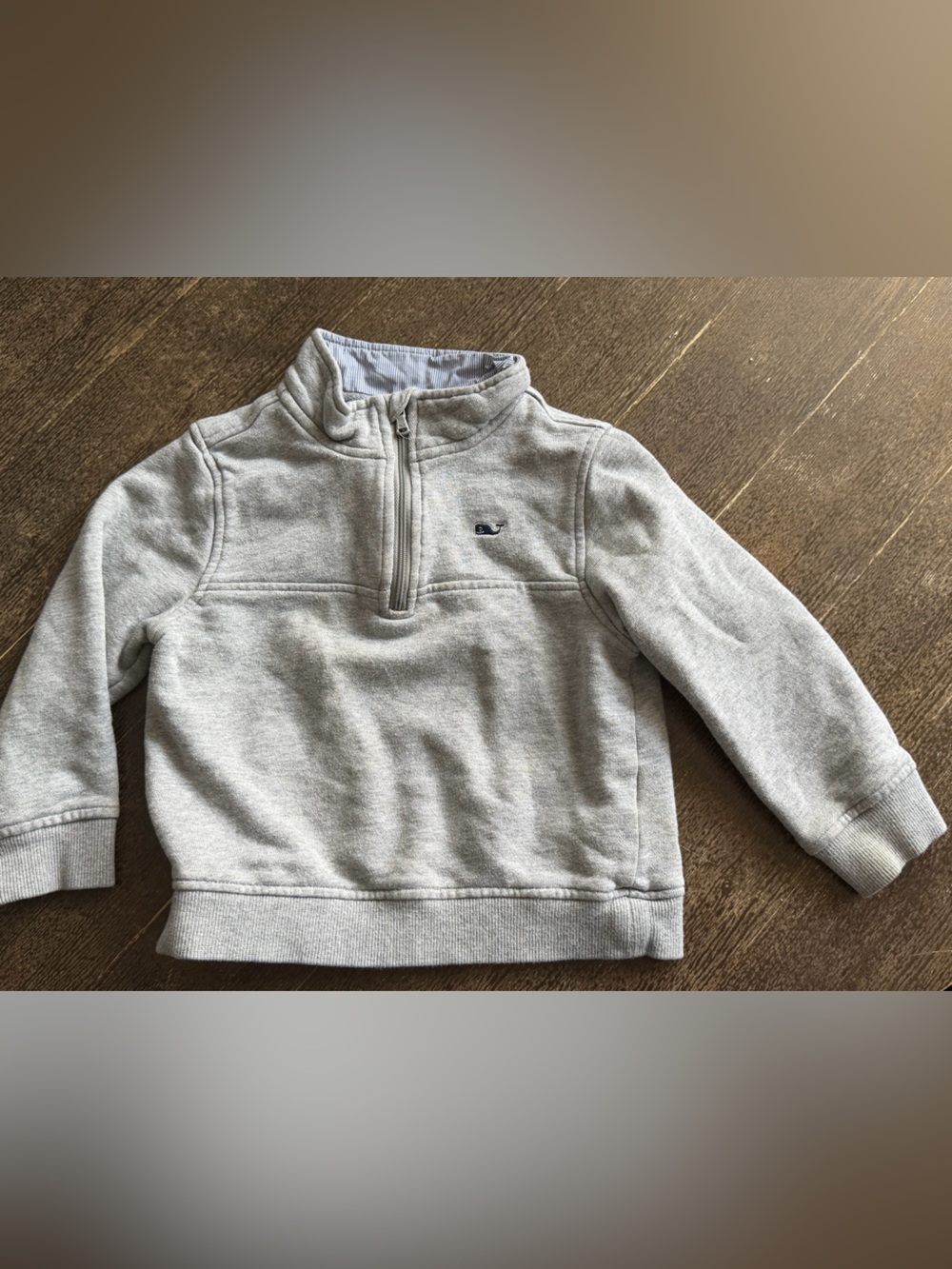 Vineyard Vines for Target - Toddler Gray Quarter-Zip Pullover Jacket 3T